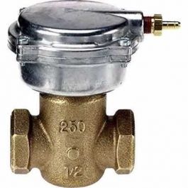 Siemens 256-02008 1/2" N/C 2-Way Valve Assembly 2" Pneumatic Actuator 10-15 PSI 2.5Cv Top Brass