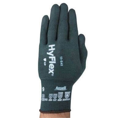 Ansell Ultralight Intercept Cut-Resistant Gloves, Size 7, Gray, 12 Pair, #810434