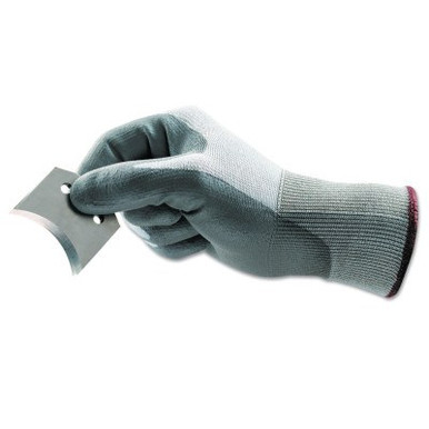 Ansell HyFlex 11-644 Light Cut Protection Gloves, Size 12, Gray/White, 12 Pair, #111679