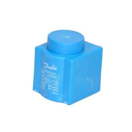 Danfoss 018F6185 Solenoid Valve Coil W/DIN Plug & Cap 120V/60Hz