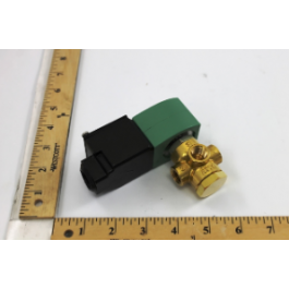 York 025-16988-000 3-Way Solenoid Valve 1/4" NPT 120V