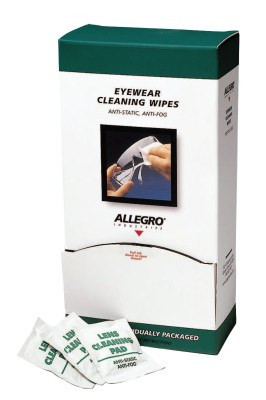 Allegro Eyewear Cleaning Wipes, 8 in X 5 in, 100/BX, #350