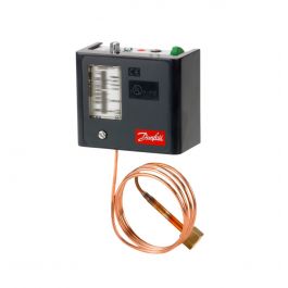 Danfoss 060-5246 SPDT Pressure Switch 100/600 PSI KPU6B Manual Reset 36" Capillary
