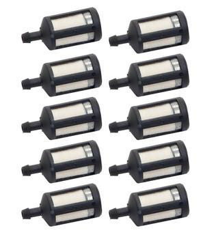 Oregon 10 Pack Fuel Filter 3/16" 175 Micron Replaces Zama ZF4 - 07-210-10PK