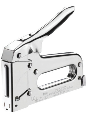 Arrow Fastener T50 Heavy-Duty Staple Gun, Chrome, 1/EA, #T50
