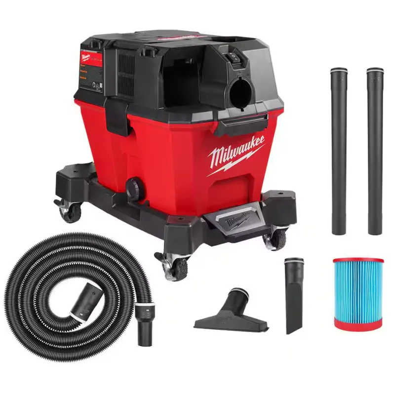 0910-20 Milwaukee M18 Fuel 6 Gallon Wet/Dry Shop Vac w/ Accessories