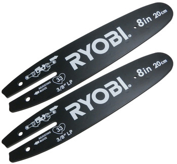 Ryobi P4360 2 Pack of Genuine OEM Replacement Guide Bars - 099988002009-2PK
