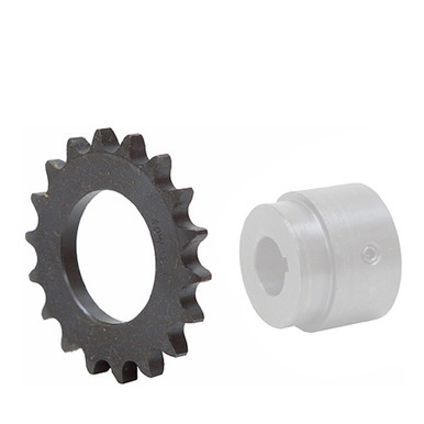 11 Tooth 50 Pitch Series V Weld-On Roller Chain Sprocket 50V11B