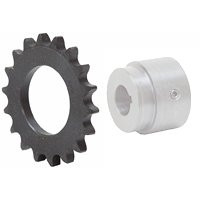 21 Tooth 60 Pitch Series X Weld-On Roller Chain Sprocket 60X21B