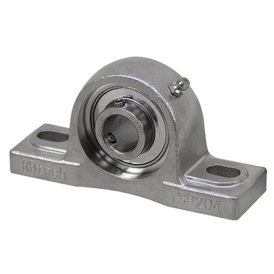 1-1/4" Bore Stainless Steel Pillow Block Bearing Dura-Roll SSUCP206-20