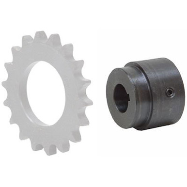9/16" Bore Series W Weld-On Roller Chain Sprocket Hub W9/16B