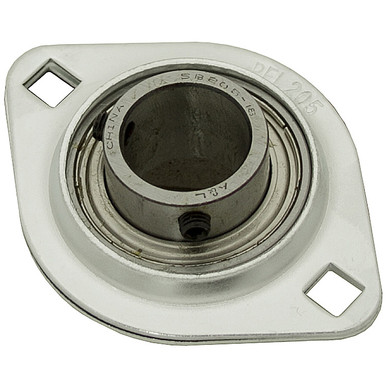 1" 2 Bolt Stamped Steel Flange Bearing SBSFL205-16
