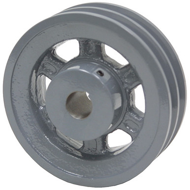 4.45 OD 1-1/8 Bore 2 Groove Pulley
