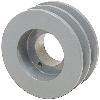 3.95 OD H-Bushing Double Groove Pulley