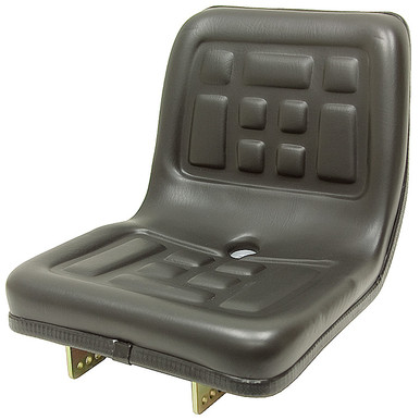 520 Compact Tractor Seat w/ Flip Bracket Black Talon 520010BK