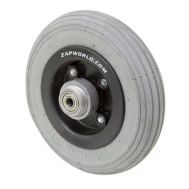 200x50 (7.874x1.969) Grey Belt-Driven Scooter Wheel