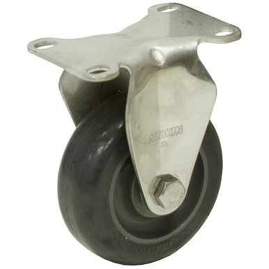 3.5x1.25 Albion Rigid Plate Caster
