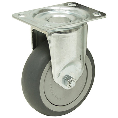 3-15/16x1-1/4 Rhombus Rigid Plate Caster