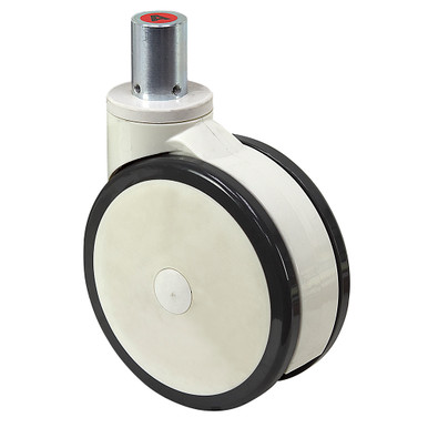6" x 1/2" Medcaster Swivel Round Stem Caster 901946