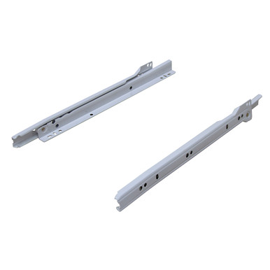 12" White Drawer Slide Pair BLUM 230M3000