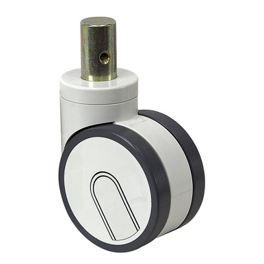 4" x 0.59" Tente Swivel Round Stem Caster