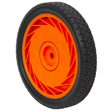 10" x 1.75" Wheel w/Orange Rim