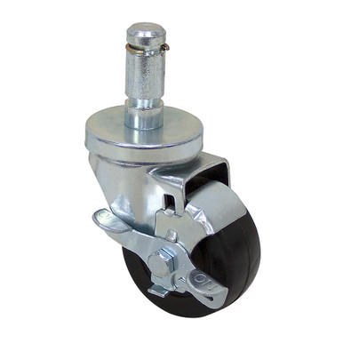 3x1-1/4 JARVIS 3-34-105VLSTEM3 Swivel Grip-Ring Caster W/ Brake