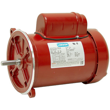 3/4 HP 1725 RPM 115/230 Volt AC 48YZ TEFC Poultry Feed Auger Motor Leeson 117889.00