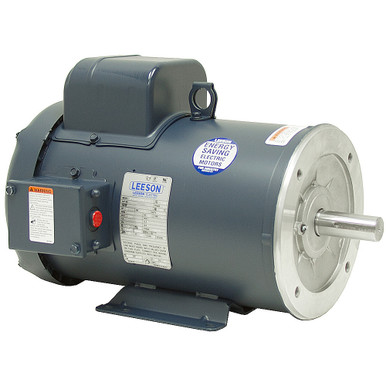 5 HP 3600 RPM 230 Volt AC 184TC Motor Leeson 131632.00
