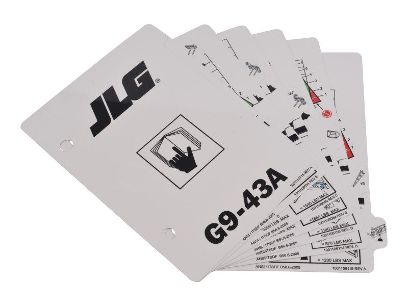 1001106002 Load, Booklet G9-43A | JLG