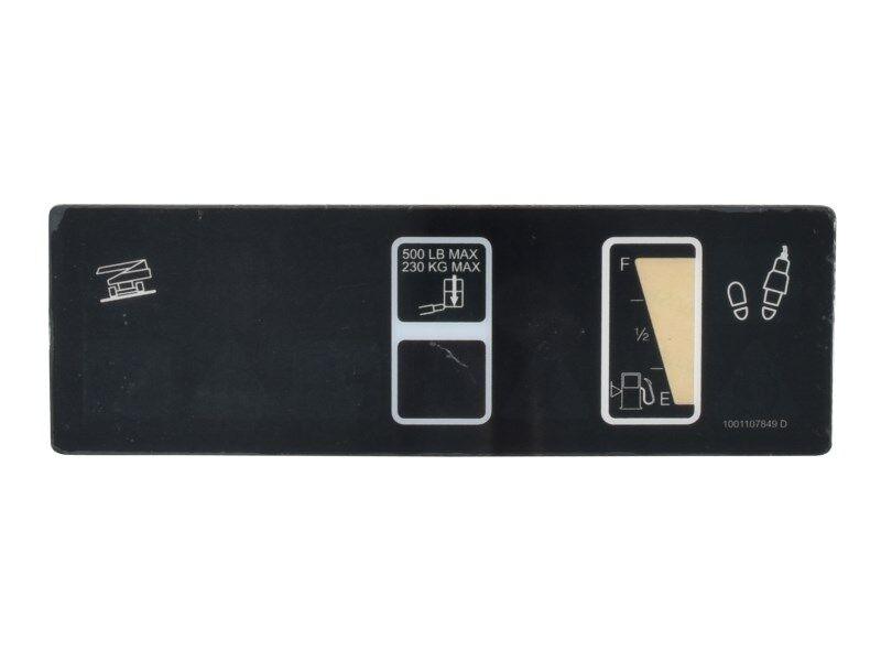 1001107849 Decal, Platform Display | JLG