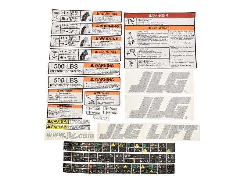 1001108718 Kit, Platform Decals 600A-600S | JLG