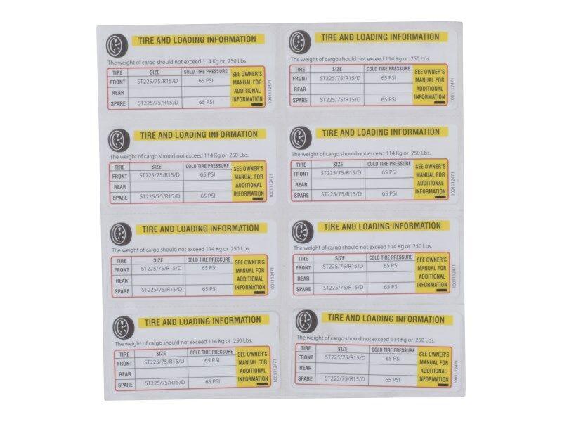 1001112471 Decal, Vehicle Placard | JLG