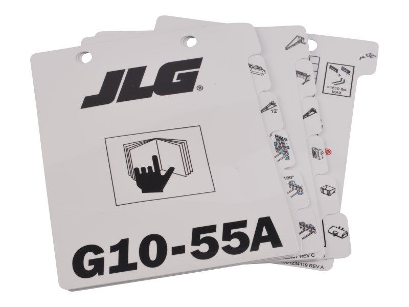1001115138 Load, Booklet G10-55A Sup. | JLG