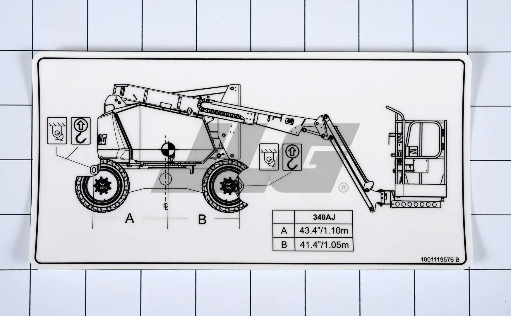 1001120749 Insulate, Engine Heat Shield | JLG