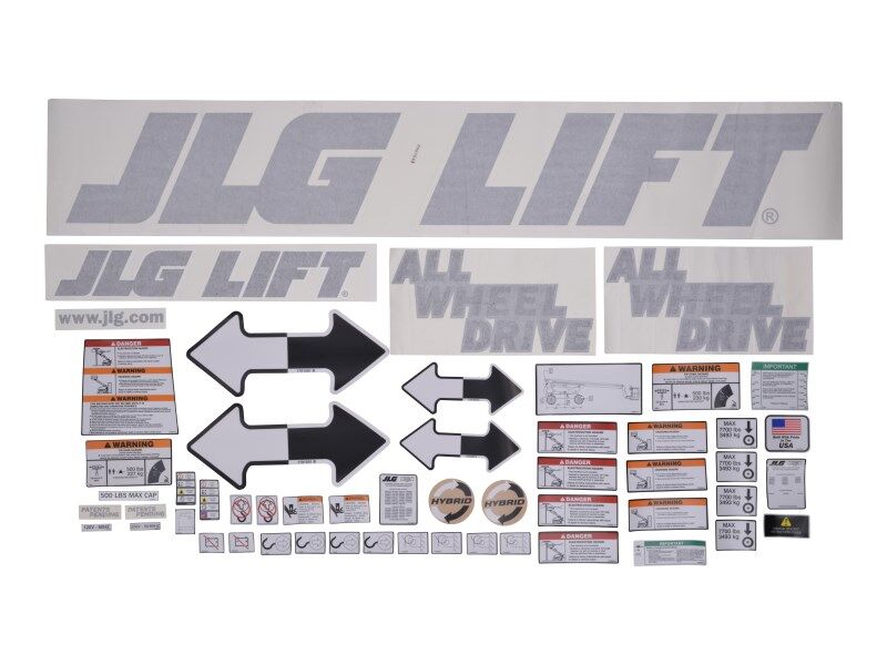 JLG Part # 1001198650 – Decal Kit
