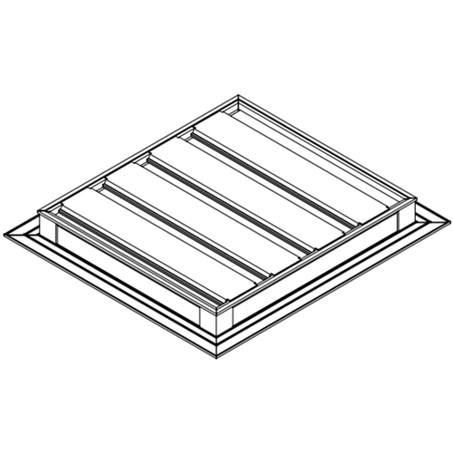 Ruffneck 10205 EFX 12 Damper Back Draft for Use on 12 in. Exhaust Fan