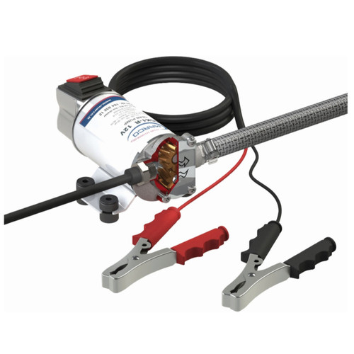 Marco OCK1-R 12V Oil Change Kit w/3 Positions Reversing Switch, 3/8 in. NPT, 3.3 ft. Self-Priming