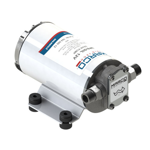 Marco UP6/OIL 12V Gear Oil Pump, 2.1 GPM, 3/8 in. NPT, 72.5 PSI, 4.9 ft. Self-Priming