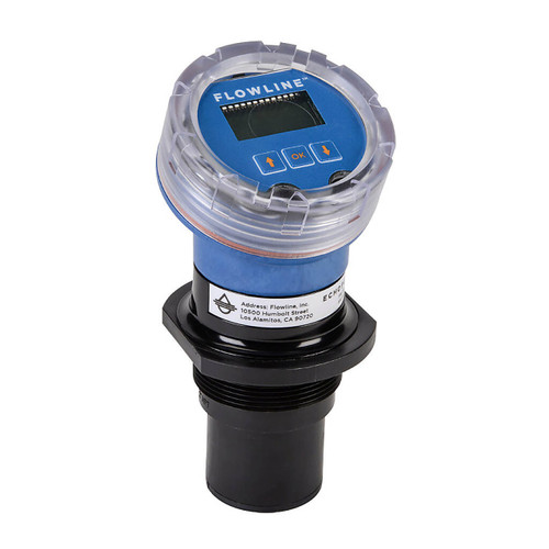 Flowline EchoPod UG06 Reflective Ultrasonic Multi-Function Liquid Level Sensor Transmitter, 2 in. NPT, 19.6 ft. Range