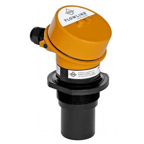 Flowline EchoTouch US06 Reflective Ultrasonic Liquid Level Sensor Transmitter, 19.6 Ft. Range, 2 in. NPT, Intrinsically Safe