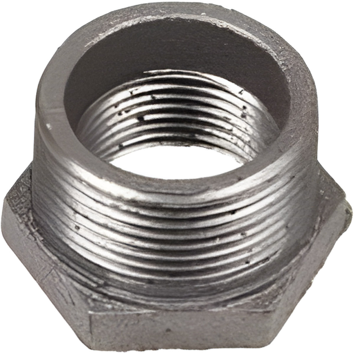 1/2 INCH X 3/8 INCH MNPT X FNPTGALVANIZED REDUCER BUSHING