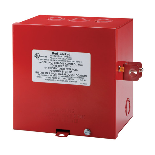 Red Jacket 008800415 Standard Control Box w/ 115V AC Coil for 1/3 HP, 3/4 HP, 1-1/2 HP, and 2 HP Motors