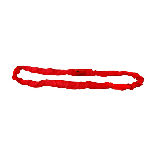 Lift-All Tuflex EN150 Red Endless Polyester Roundsling, 1.38 in. Dia. x 10 ft.