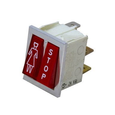 SPST 16 AMP Double Rocker Switch KEMA KEUR T125