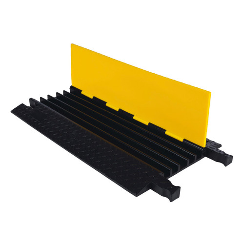 Checkers YJ-125 5-Channel Yellow Jacket Cable Protector for 1 in. Lines, Yellow/Black