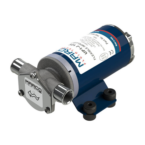 Marco UP1-J 24V Water Transfer Pump w/Flexible Rubber Impeller, 7.4 GPM