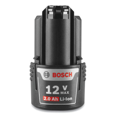 Bosch Tool Corporation 12V Max Lithium-Ion Battery, 2 Ah, 1/EA, #BAT414