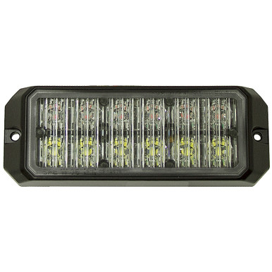 5" 12 Amber & Clear LED Strobe Light Buyers Products 8891702