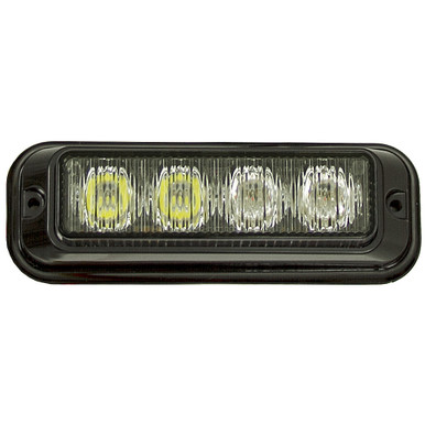 4" 2 Amber & 2 Clear LED Strobe Light Buyers Products 8891132